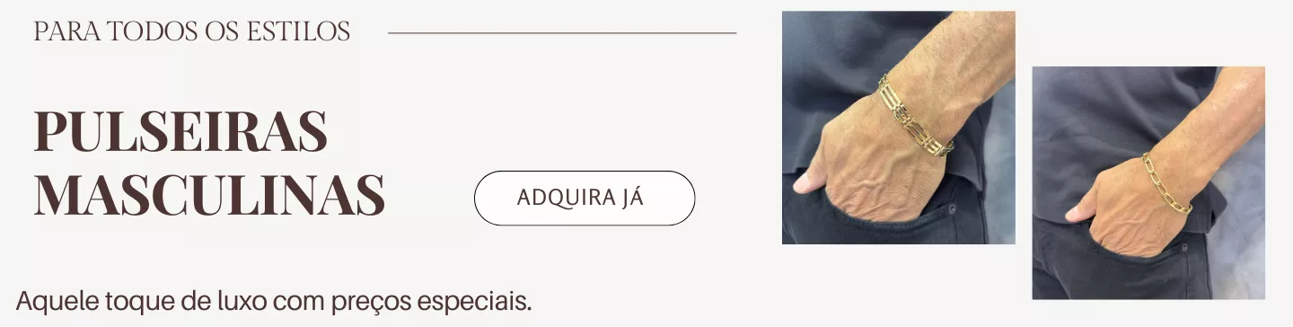 pulseiras masculinas