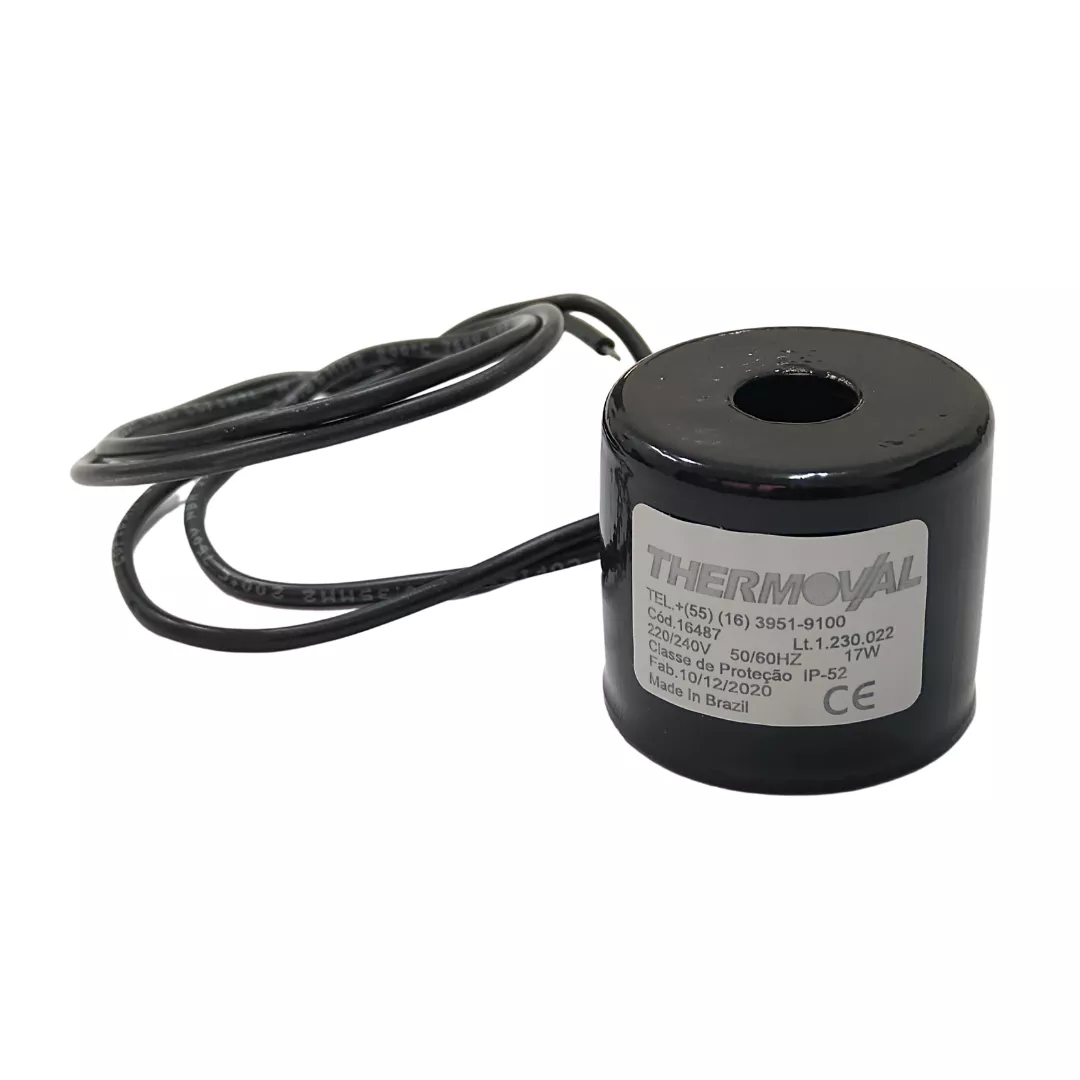 Bobina Solenóide 17w 220/240v Núcleo 12mm Thermoval 20861 | V&B DO BRASIL