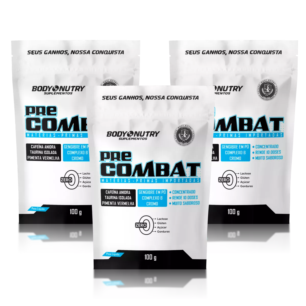 Pré Combat Pré-Treino Body Nutry 200g - Sabores - 3x | KAHSH STORE ...