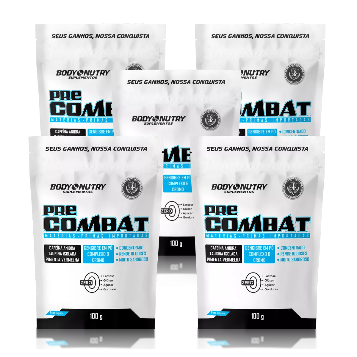 Pré Combat Pré-Treino Body Nutry 200g - Sabores - 5x | KAHSH STORE ...