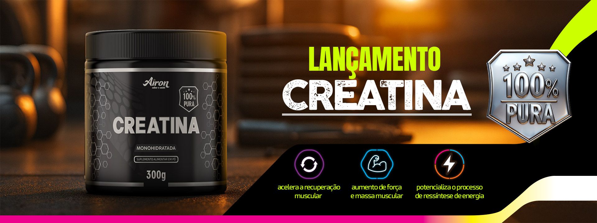 Lançamento Creatina