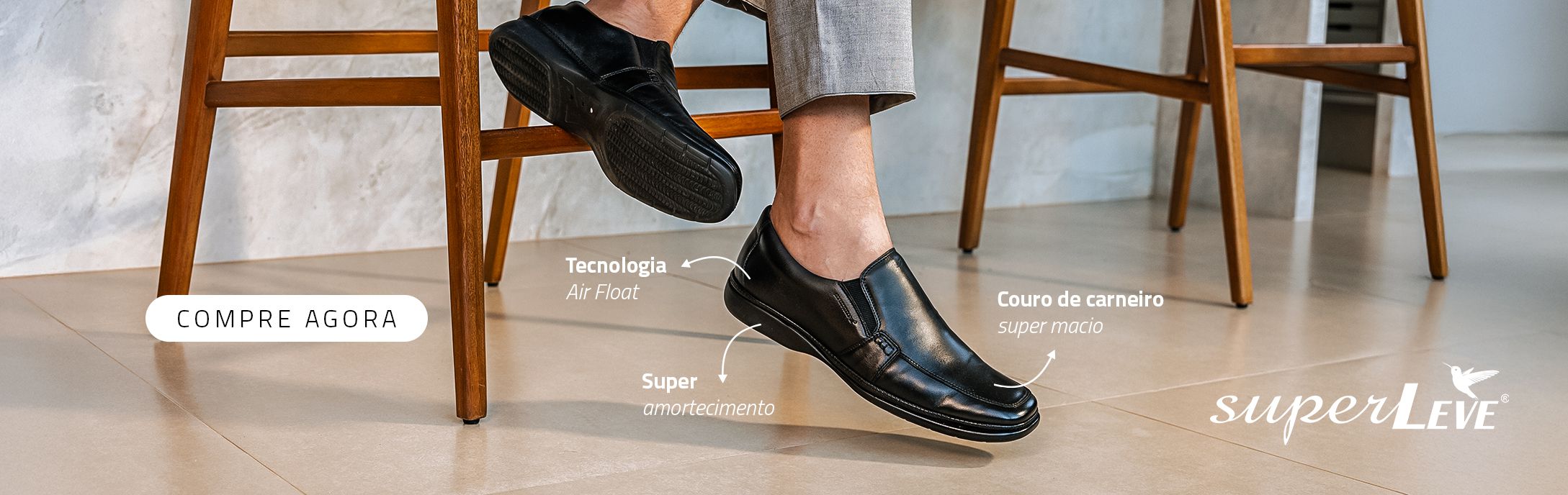 O sapato mais confortável que você já usou!