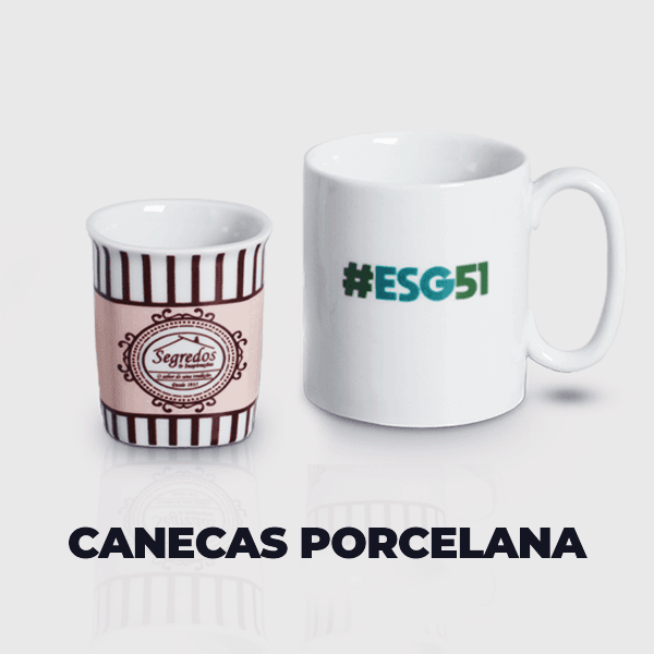 Canecas porcelana