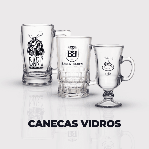 Canecas vidro