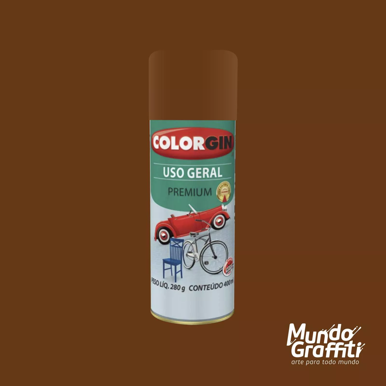 SPRAY USO GERAL PREMIUM PRIMER RAP OXIDO COLORGIN | Couto Materiais