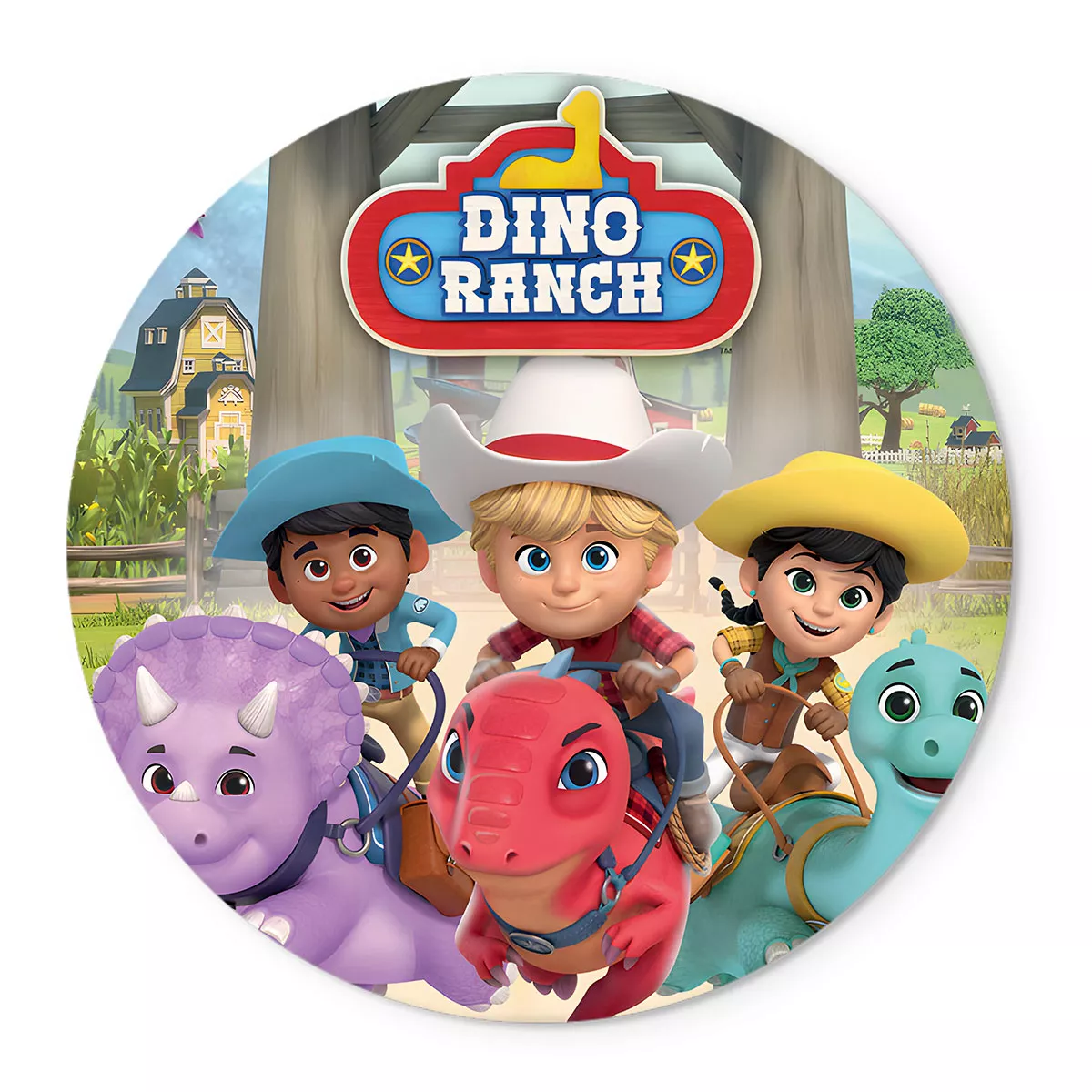 Painel Temático Dino Ranch Veste Fácil C/ Elástico | ESTAMPARIA NET