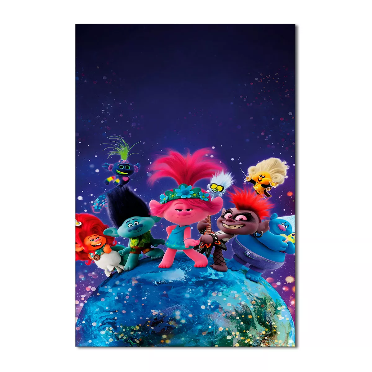 Painel Festa Retangular Tema Trolls | ESTAMPARIA NET