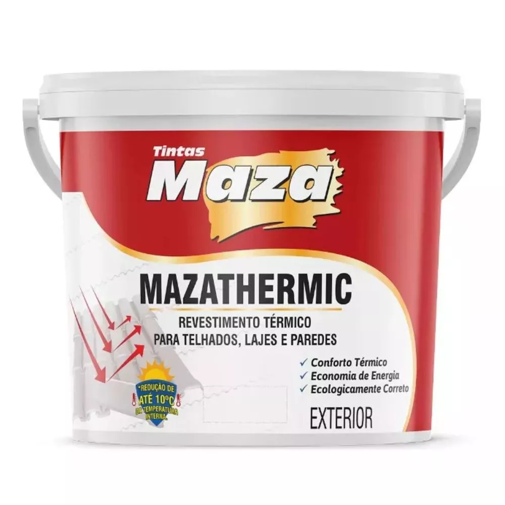 Mazathermic Isolante Redução Térmica E Acústica Maza 18kg | Luidar Tintas