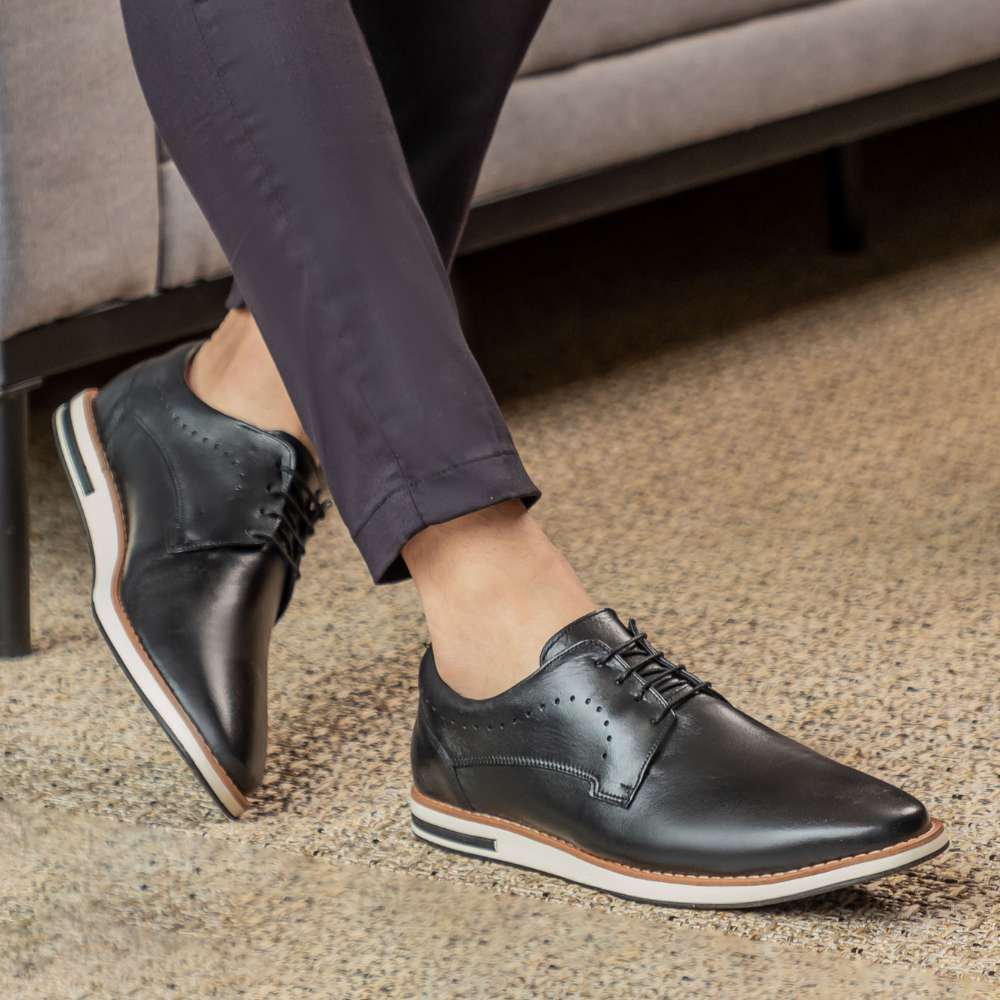 Sapatenis Masculino Em Couro - Solado Baixo E Conforto | Elegância E Durabilidade