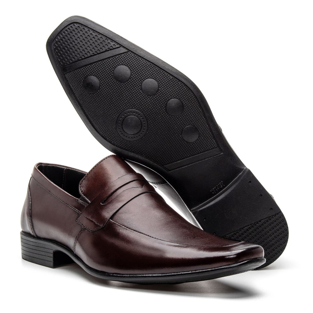 Sapato Clássico Social Masculino Marrom - GIB4606NPCFE — imagem 2
