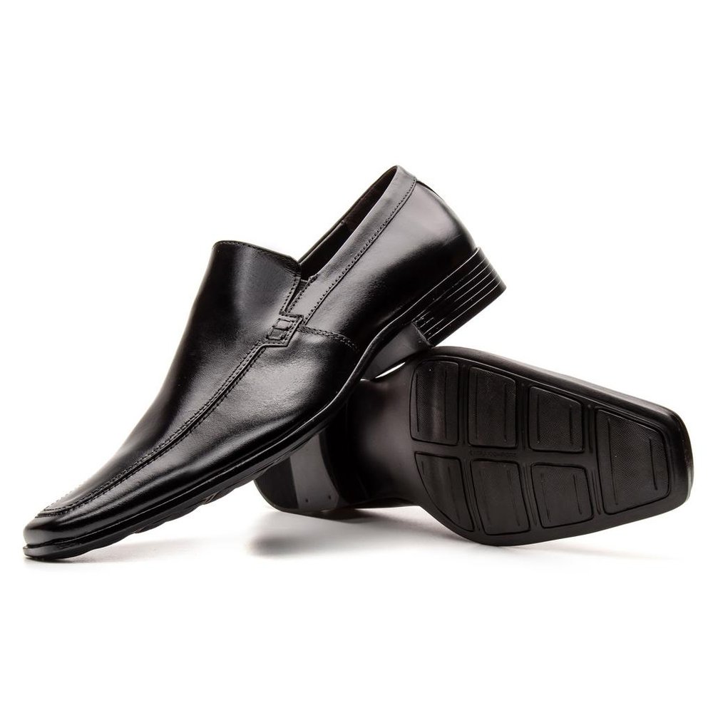 Sapato Social Masculino Estilo Italiano De Calçar Preto - GIB3951NT — imagem 2