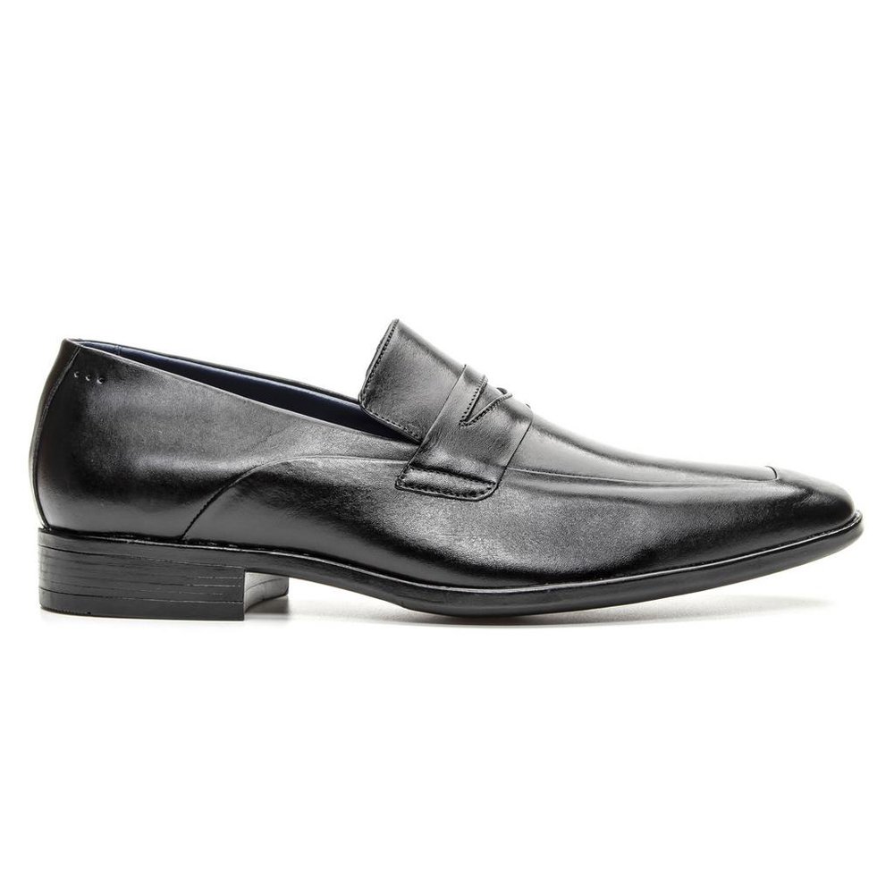 Mocassim Masculino Loafer Couro Preto - GIB2758NTPTO