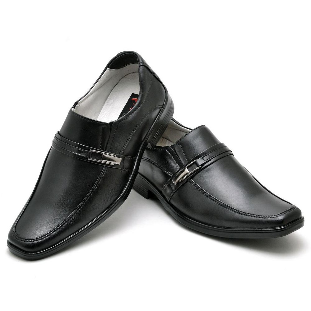 Sapato Conforto Couro Masculino  011 - RT0011MSTPTO