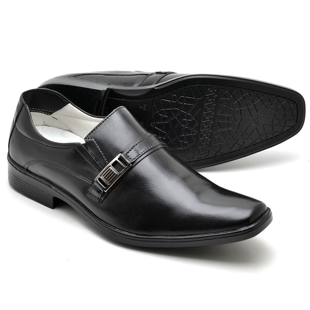 Sapato Conforto Couro Masculino  012 - RT0012MSTPTO — imagem 2