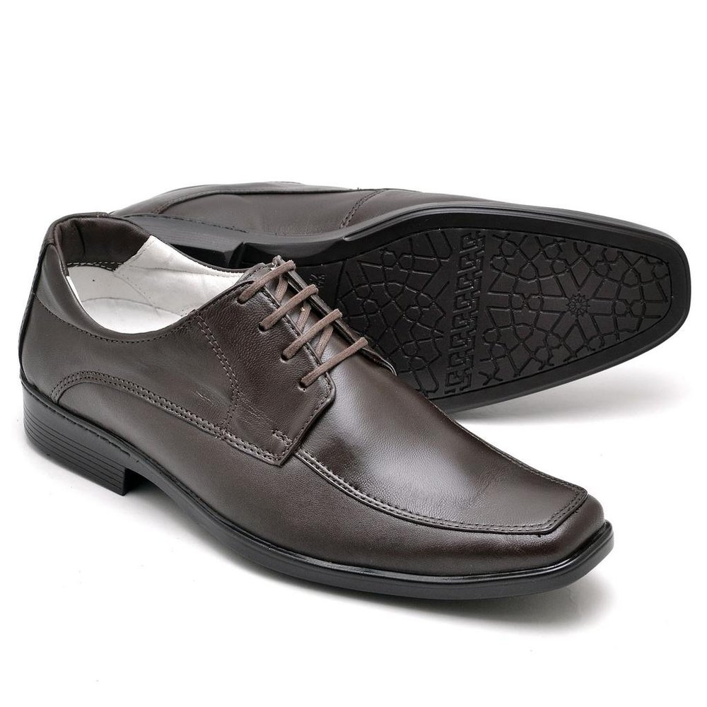 Sapato Casual Conforto Couro De Carneiro Café - RT0015MSTCFE — imagem 2