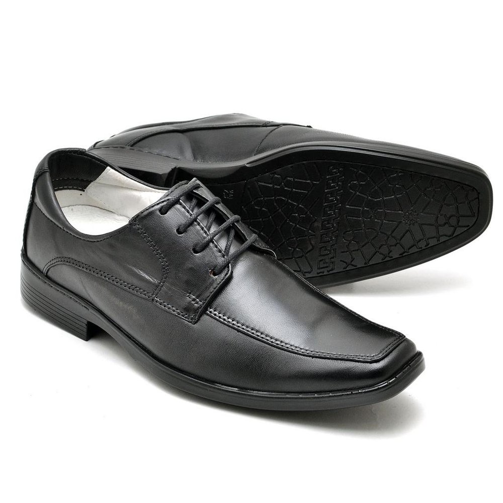 Sapato Casual Conforto Couro De Carneiro Preto - RT0015MSTPTO — imagem 2