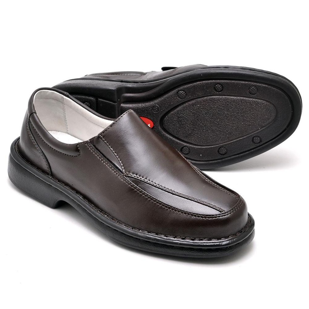 Sapato Casual Conforto Couro Marrom - RT2001MSTCFE — imagem 2