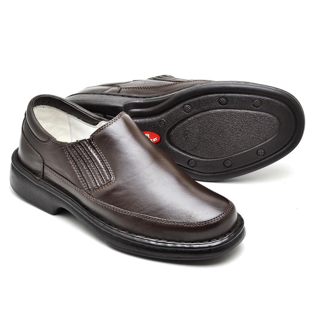 Sapato Casual Conforto Couro Marrom - RT2009MSTCFE — imagem 2