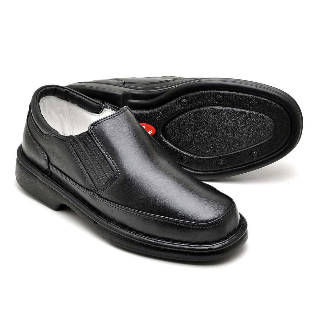 Sapato Conforto Couro Masculino Preto - RT2009MSTPTO — imagem 2