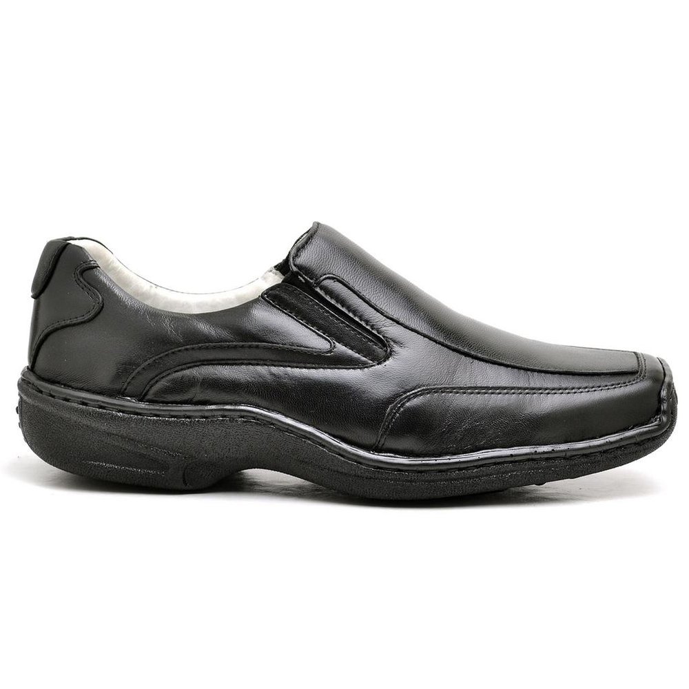 Sapato Conforto Couro Masculino Preto - RT2015MSTPTO — imagem 1
