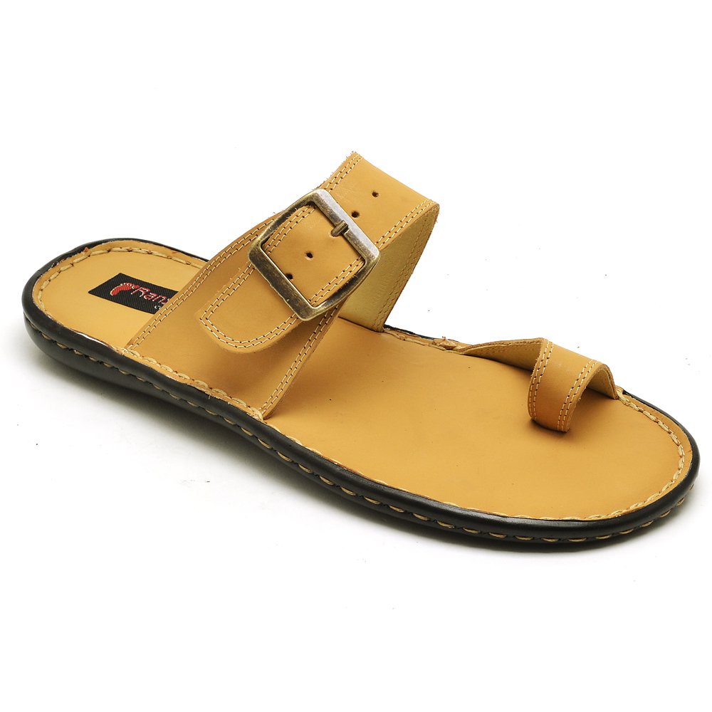 Chinelo Masculino Conforto Couro Whisky - RT0803FLYWSK — imagem 2