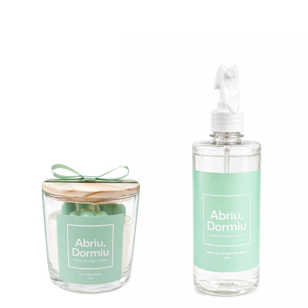 Kit Vela Nuvem e Bruma Perfumada