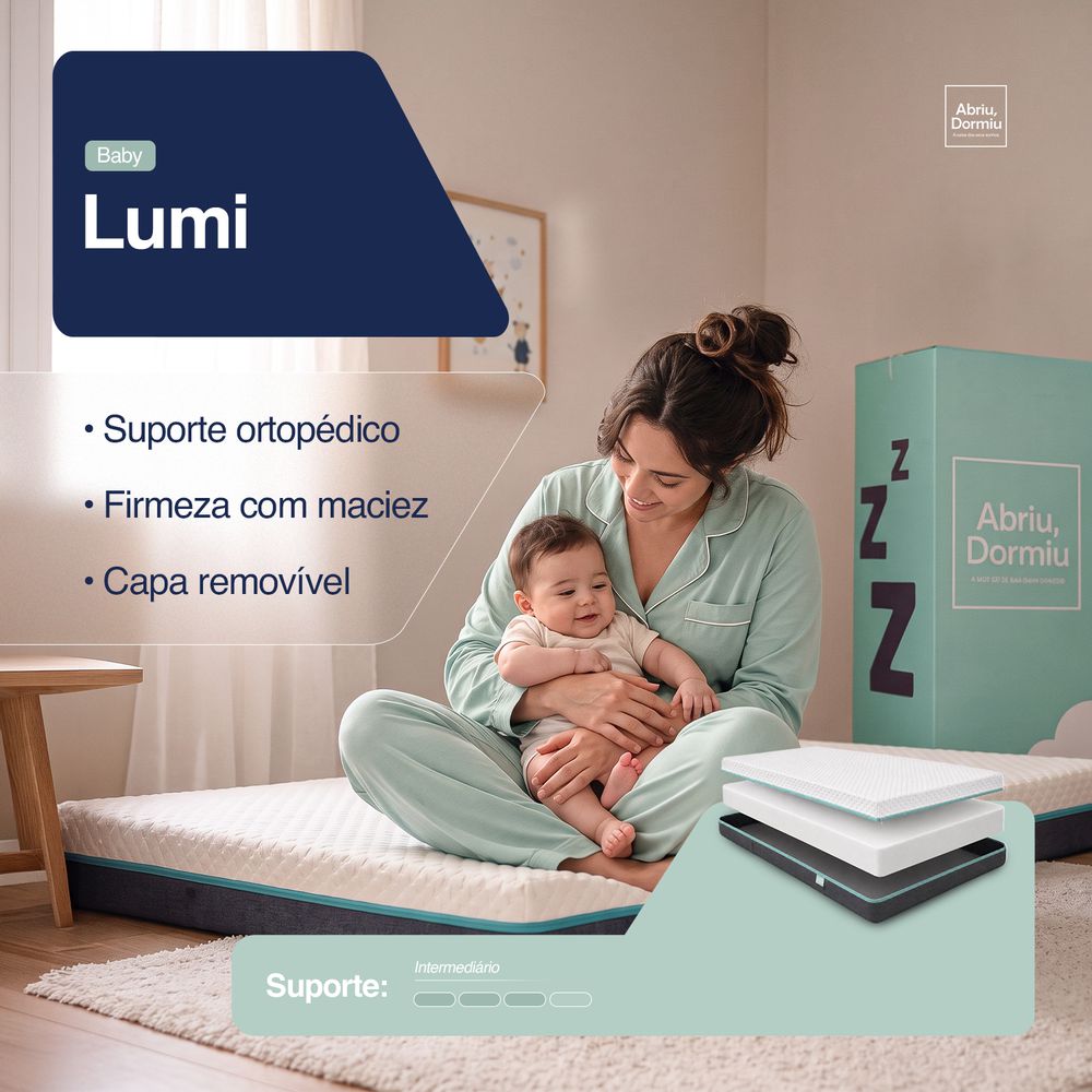 Colchão Berço Baby Lumi