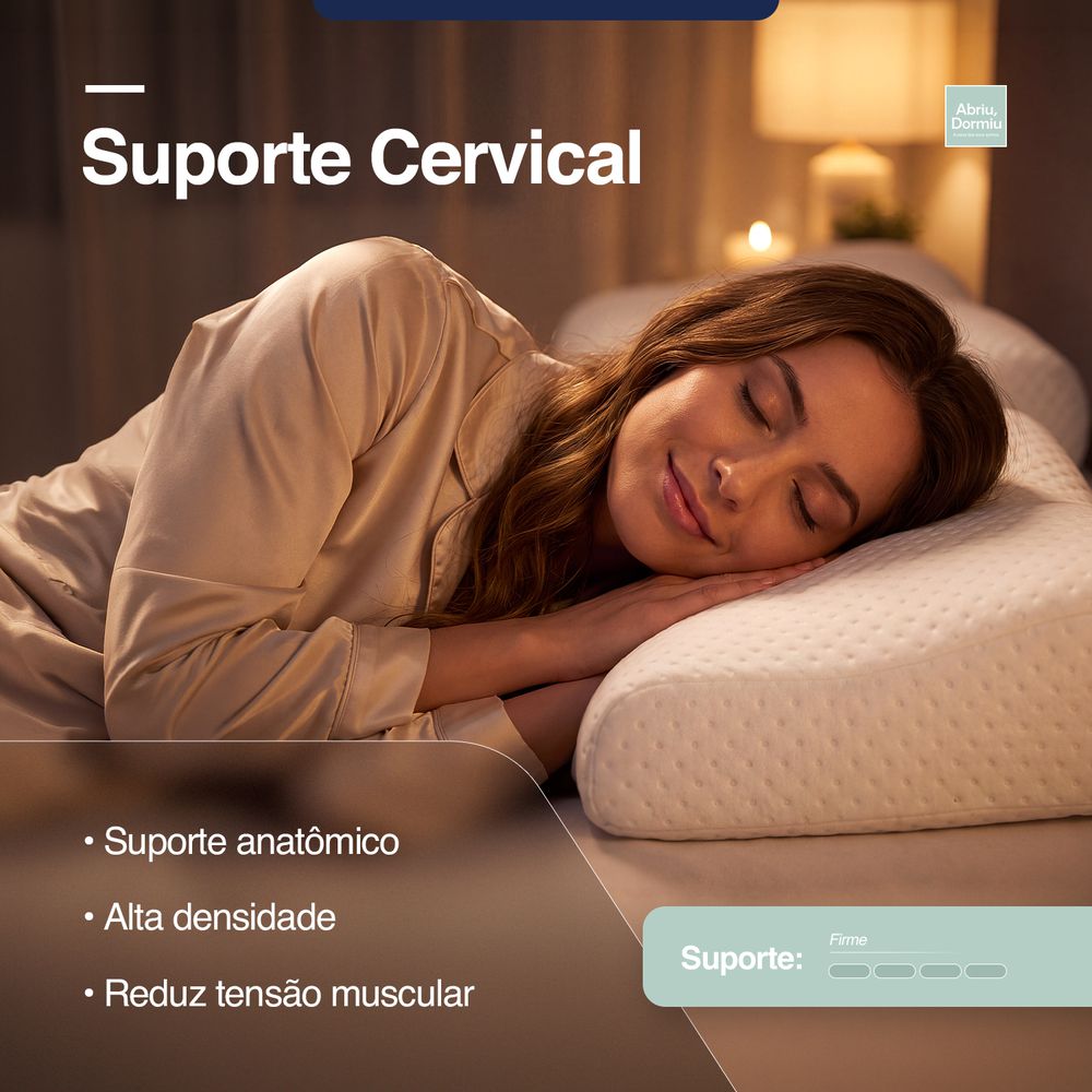 Travesseiro Suporte Cervical Core
