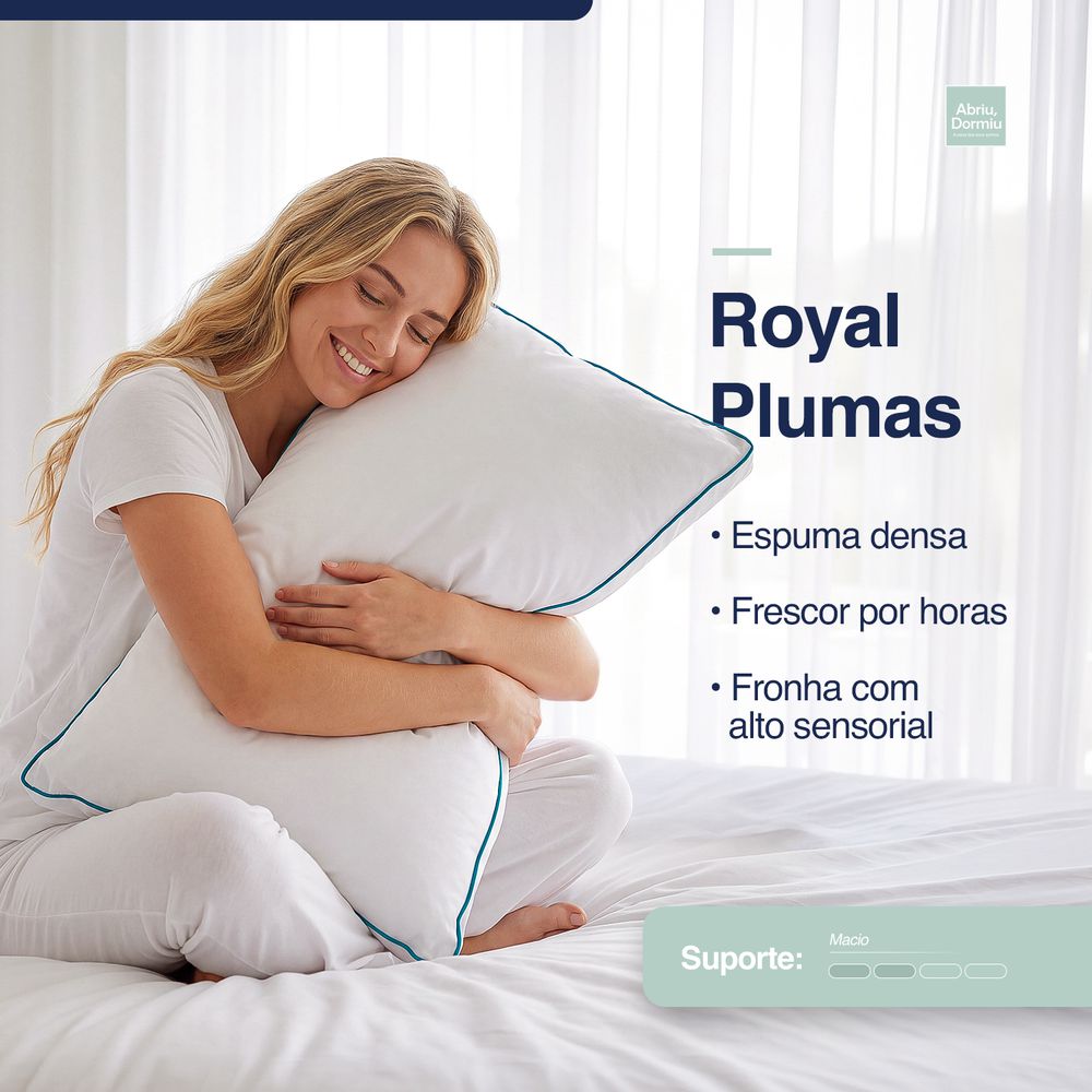 Travesseiro Royal Plumas