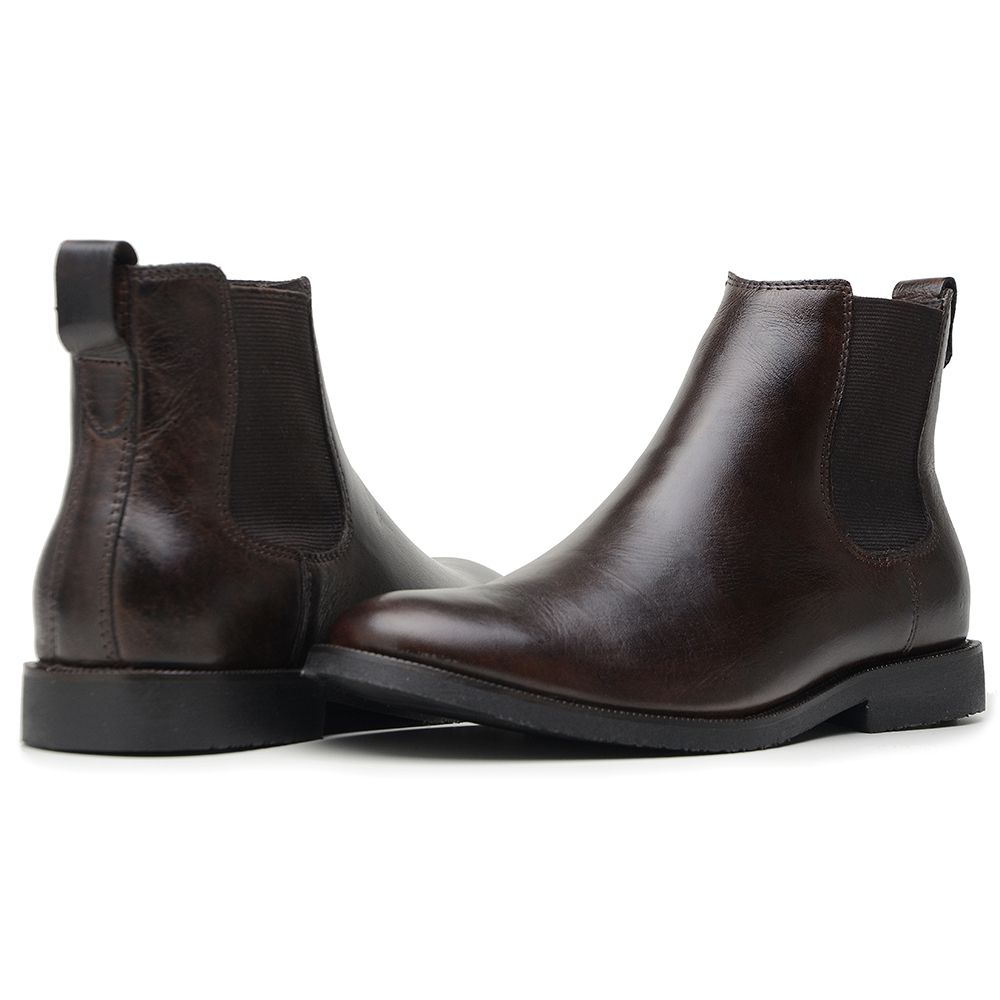  BOTA CHELSEA ANATÔMICA COURO LATEGO PREMIUM CAFÉ