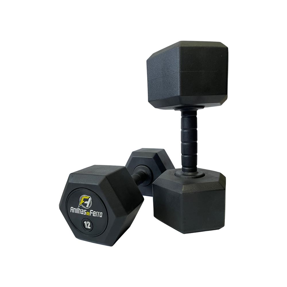 Dumbbell Sextavado injetado para distribuição no atacado