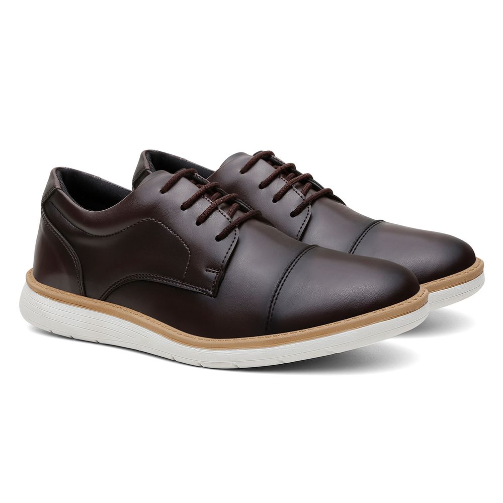 Sapato Oxford Masculino Conforto - Café - NOTORIAN'S SHOP
