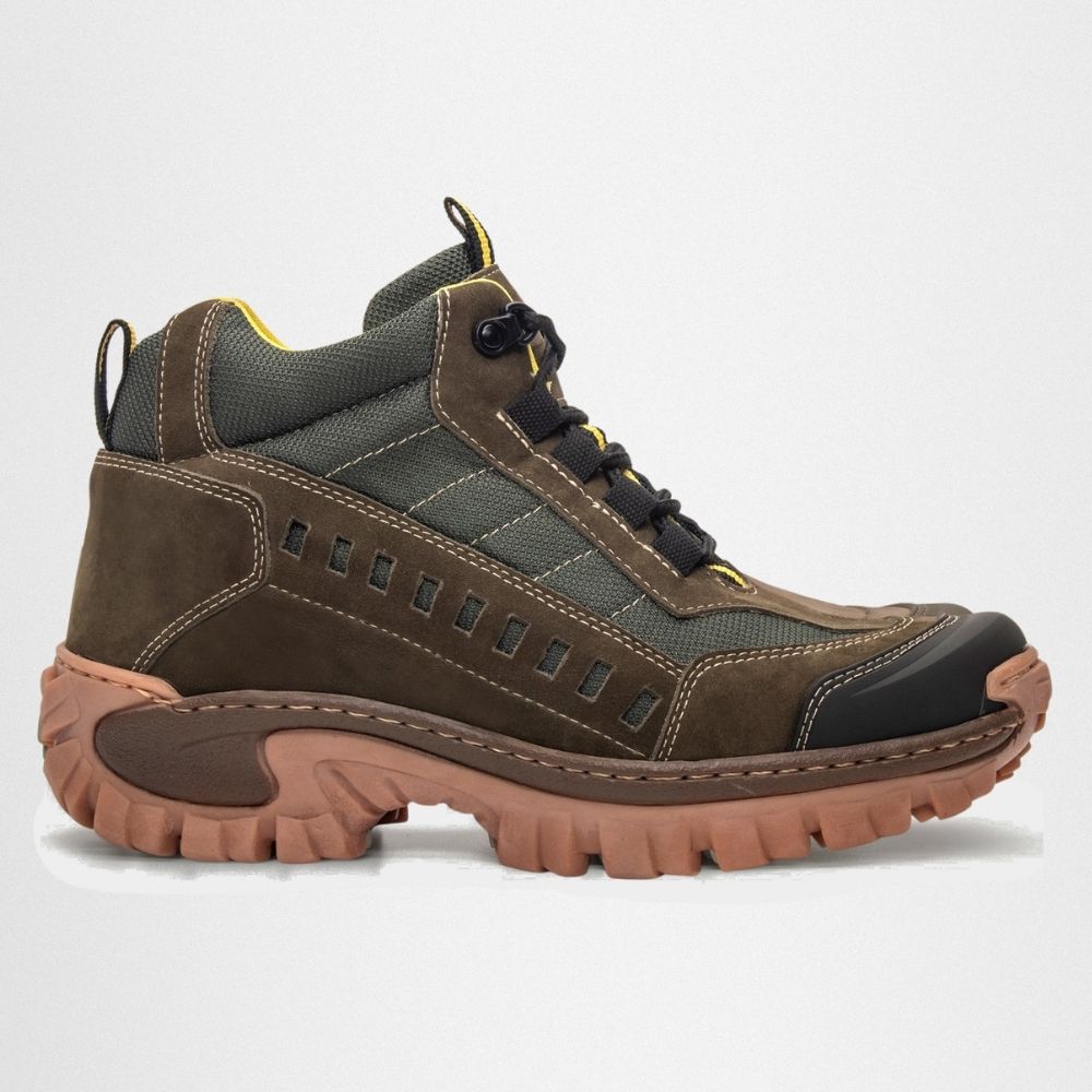 Bota Masculina Adventure Cano Médio em Couro Legít... - NOTORIAN'S SHOP