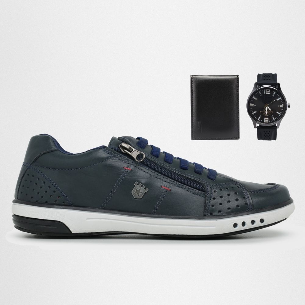 Sapatenis Masculino Madrid com Ziper Calce Facil +... - NOTORIAN'S SHOP