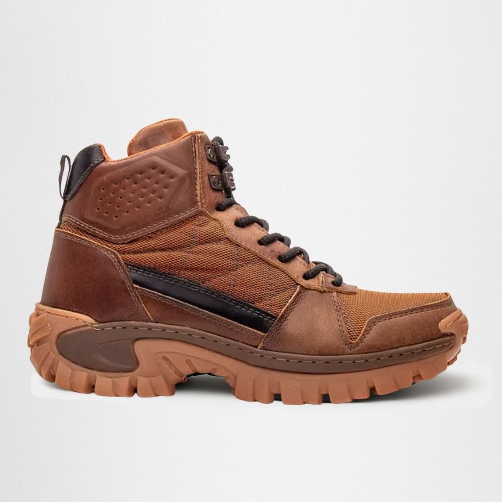 Bota Masculina Adventure Cano Médio em Couro Legít... - NOTORIAN'S SHOP
