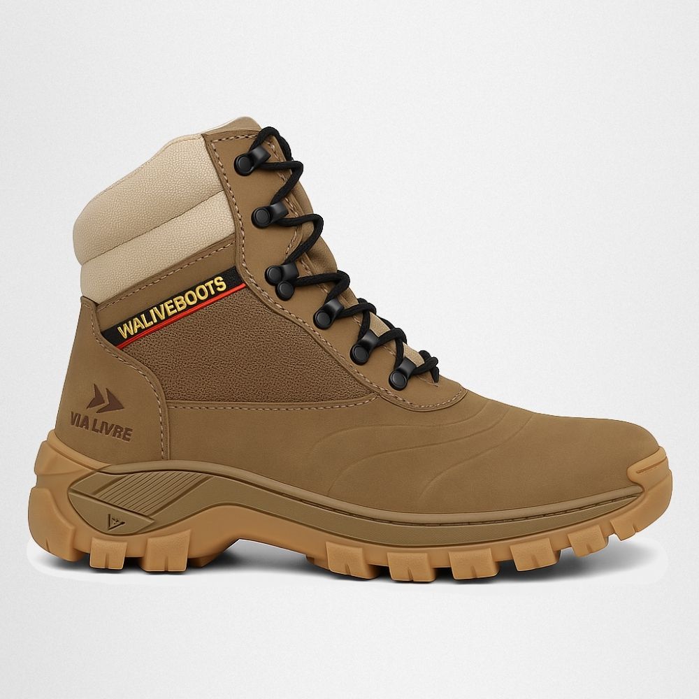 Bota Masculina Alabama em Couro Legítimo Cano Médi... - NOTORIAN'S SHOP