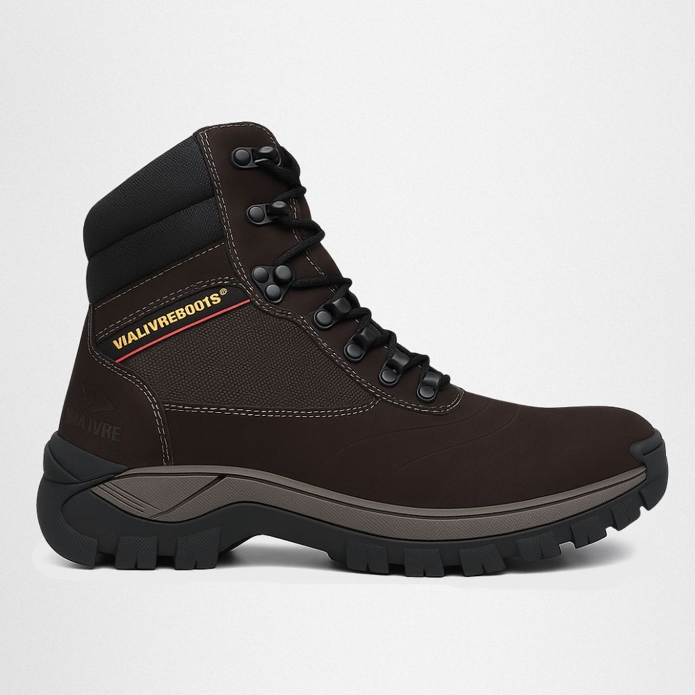 Bota Masculina Alabama em Couro Legítimo Cano Médi... - NOTORIAN'S SHOP
