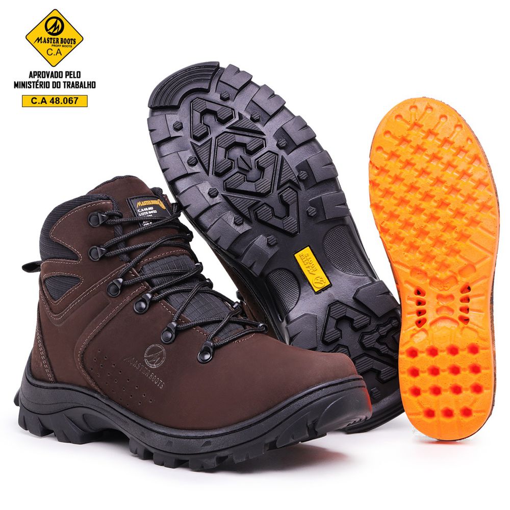 Bota Reagles com C.A. 48.067 Em Couro Legitimo e c... - NOTORIAN'S SHOP