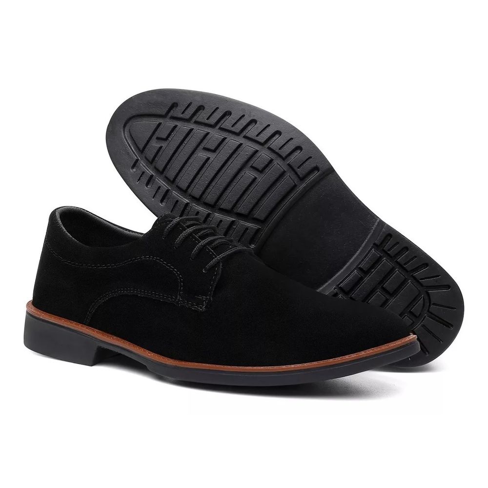 Sapato Oxford Masculino Camurça Premium - Preto - NOTORIAN'S SHOP