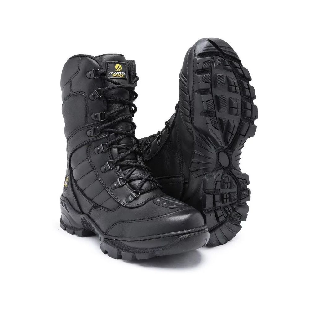Bota Comander Cano Longo Semi Impermeável em Couro... - NOTORIAN'S SHOP