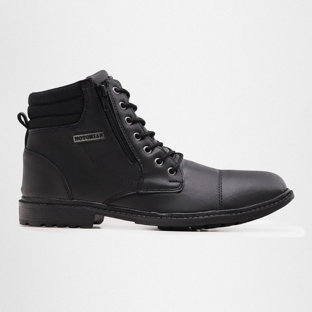 Bota Masculina Casual Coturno Notorian - Preto - NOTORIAN'S SHOP