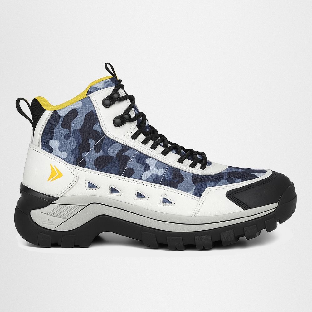Bota Masculina Couro Legítimo Cano Médio - Camufla... - NOTORIAN'S SHOP