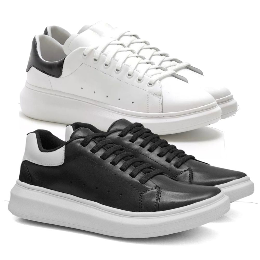 2 Sapatênis Masculino Maqueen Notorian Sola Alta -... - NOTORIAN'S SHOP