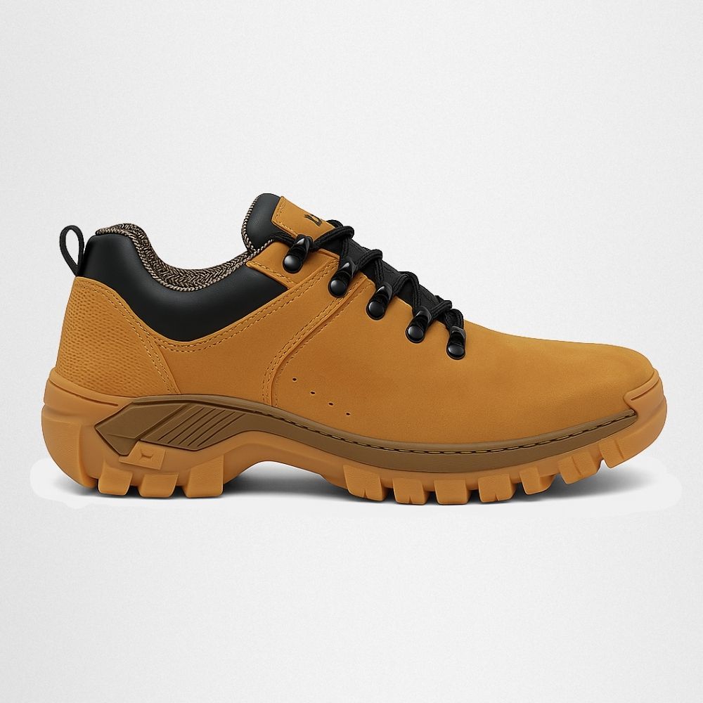 Bota Masculina Couro Legítimo Cano Curto - Milho - NOTORIAN'S SHOP