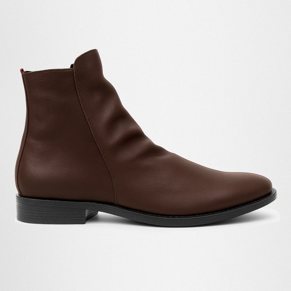 Bota Masculina Shelby em Couro Legitimo - Café - NOTORIAN'S SHOP