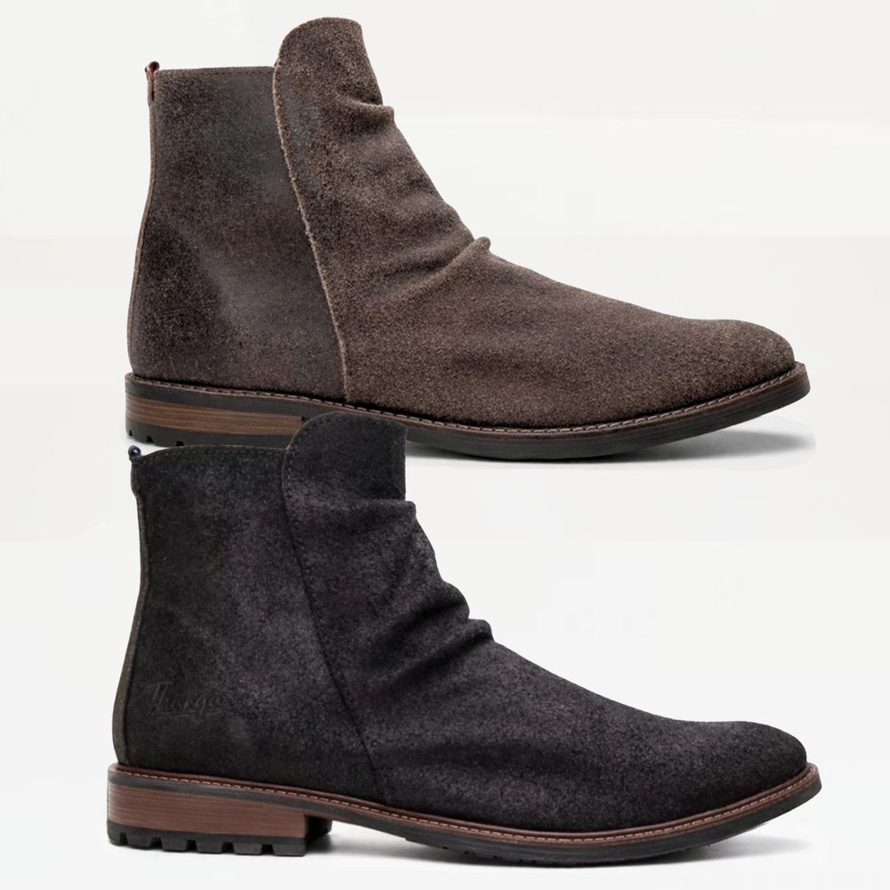 2 Botinas Shelby Cano Enrugado Masculina Couro Nob... - NOTORIAN'S SHOP