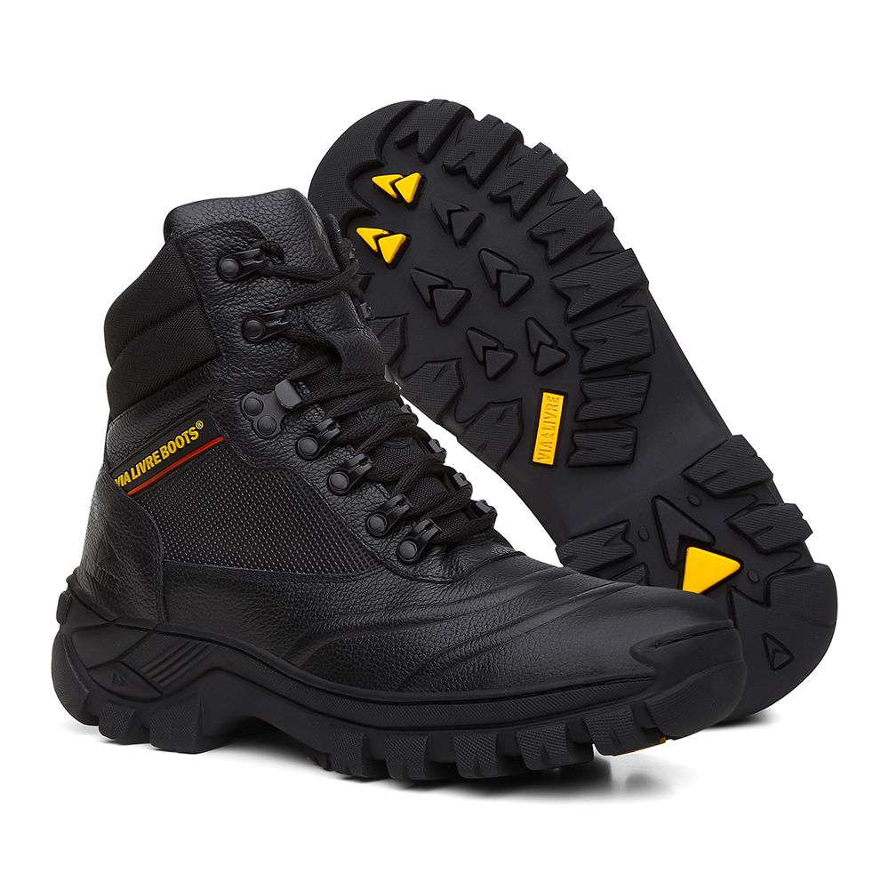 Bota Masculina Alabama em Couro Legítimo Cano Médi... - NOTORIAN'S SHOP