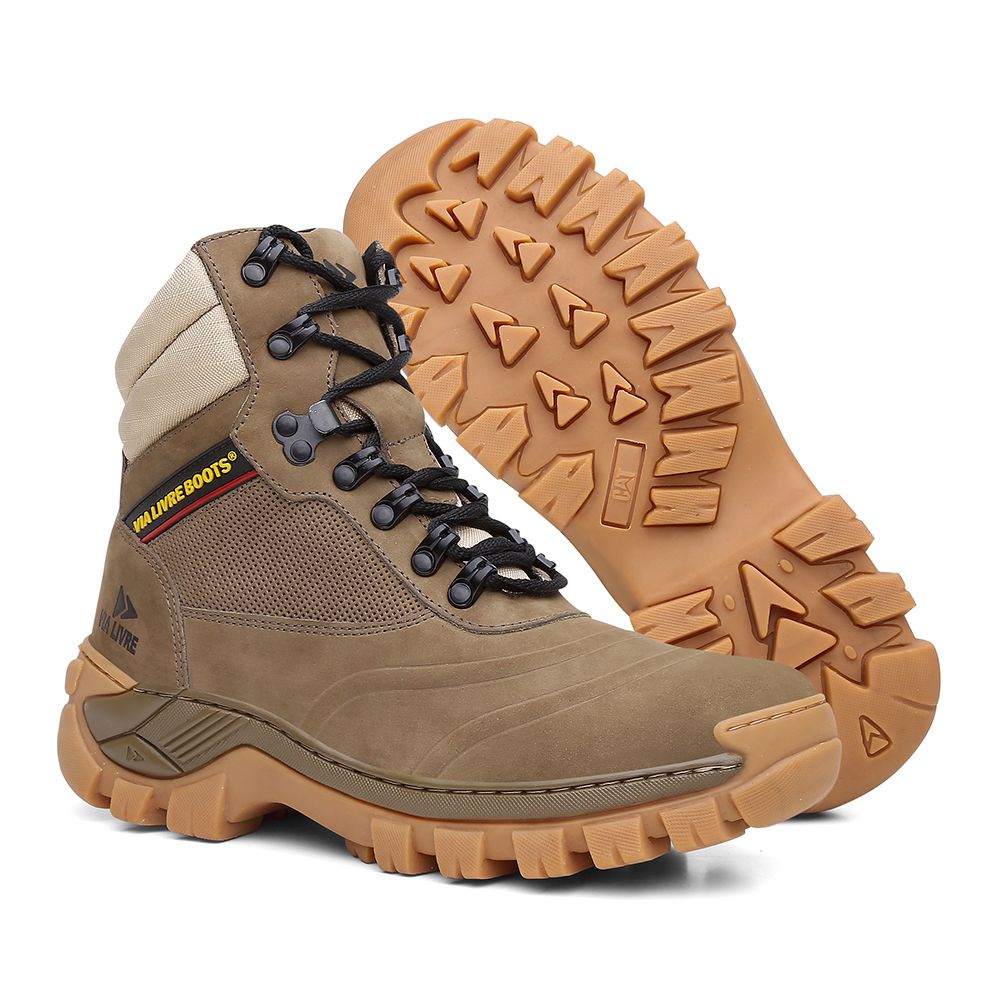 Bota Masculina Alabama em Couro Legítimo Cano Médi... - NOTORIAN'S SHOP