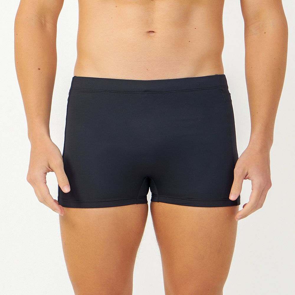SUNGA BOXER COM BOLSO EXTERNO PRETO
