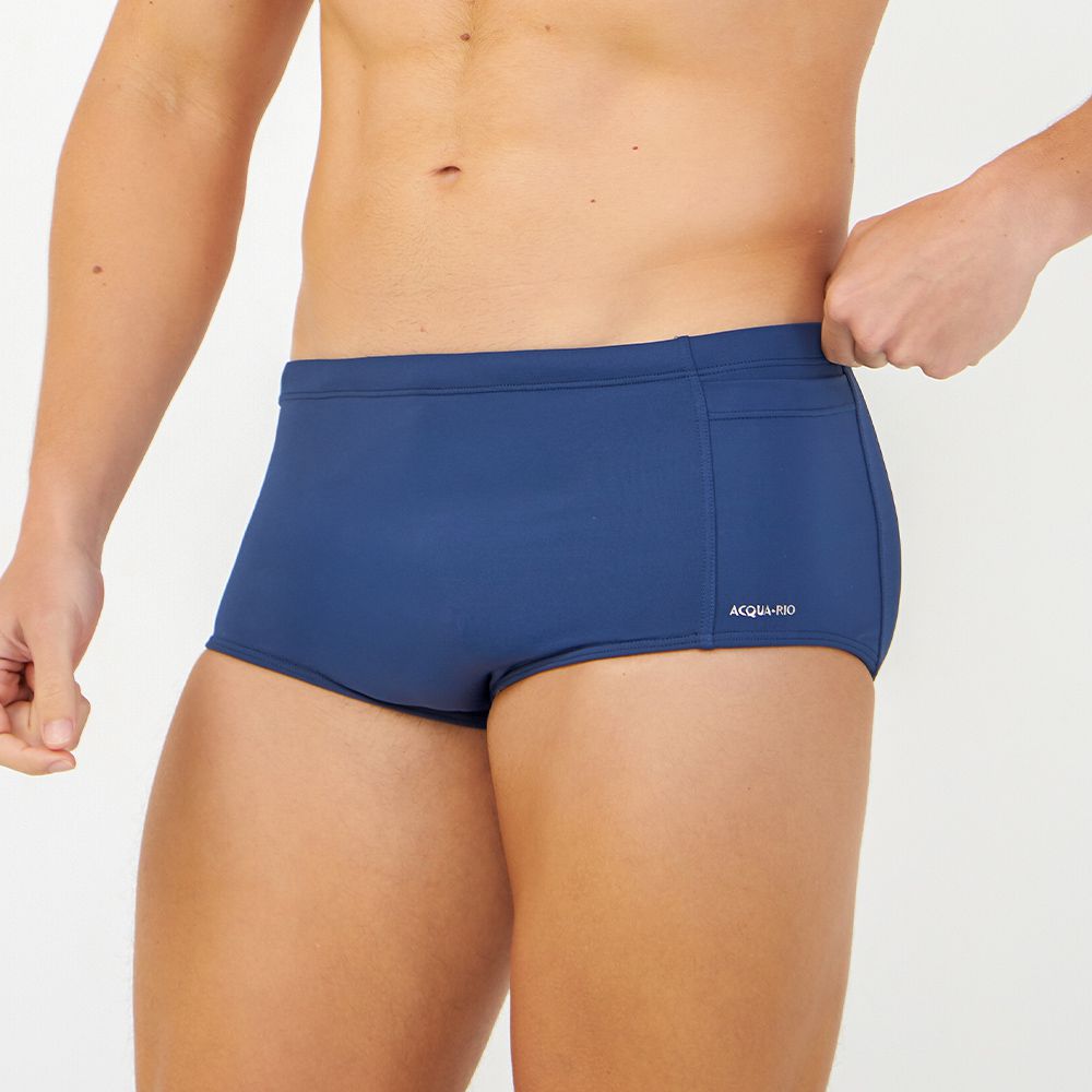 SUNGA SLIP COM BOLSO EXTERNO MARINHO